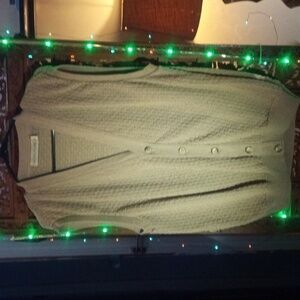 Men's sweater vest, size XL, Nicklaus, has small bleach stain on back